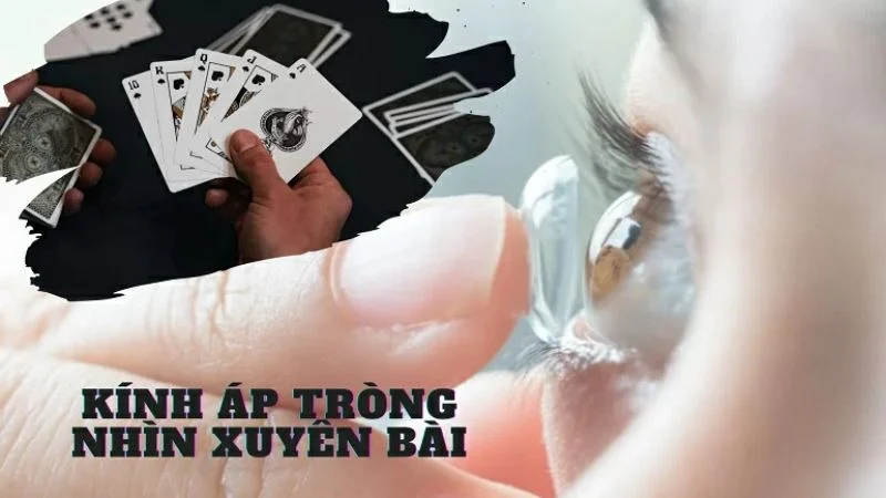 Dùng kính áp tròng có bộ xỏ khuyên